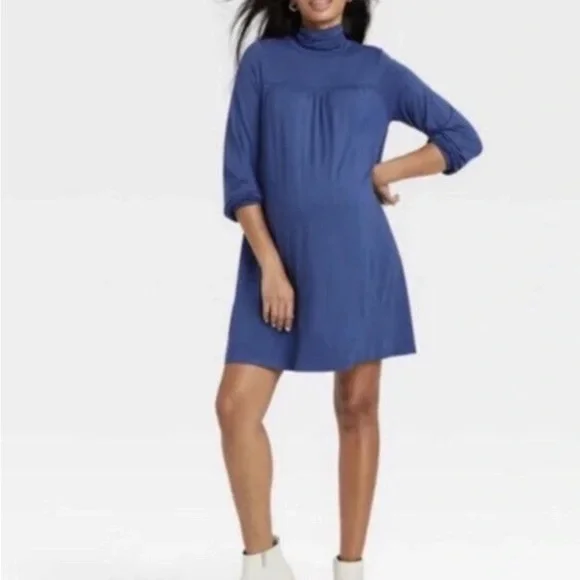 The Nines by Hatch Turtleneck Maternity Dress (NWT) - Picture 2 of 9